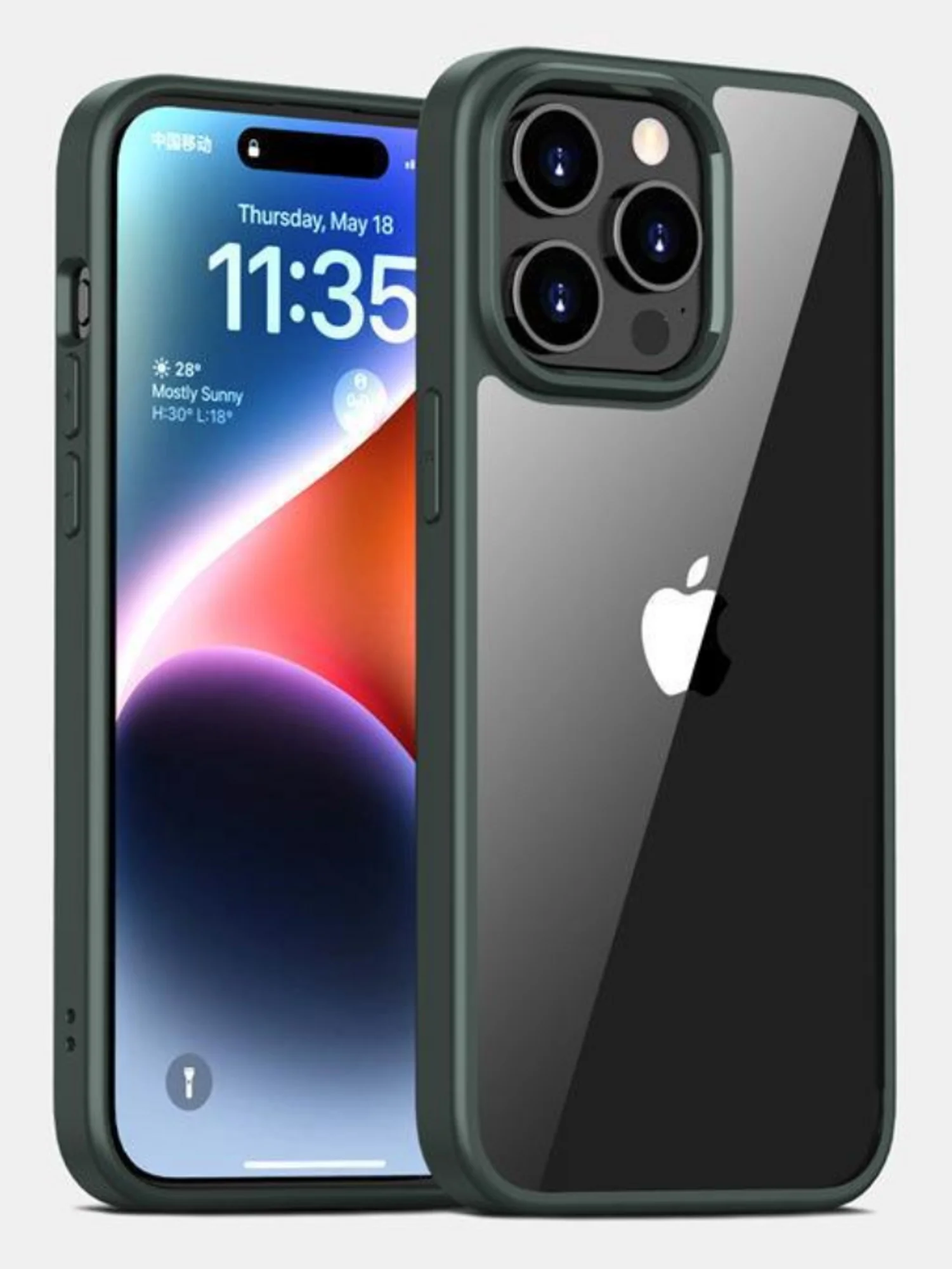 Прозрачный чехол для Apple IPhone 14 Pro и 14 Pro Max / Айфон 14 Про и 14 Про Макс