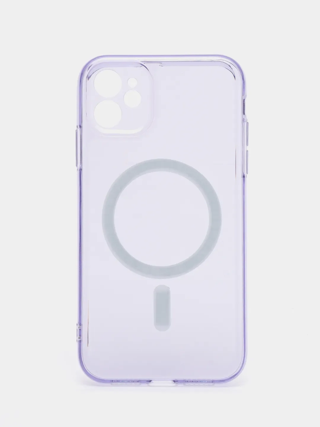 Фиолетовый чехол Premium MagSafe на iPhone 11, 12, 13, 14 Pro Max, айфон,магсейф,про макс,силиконовый