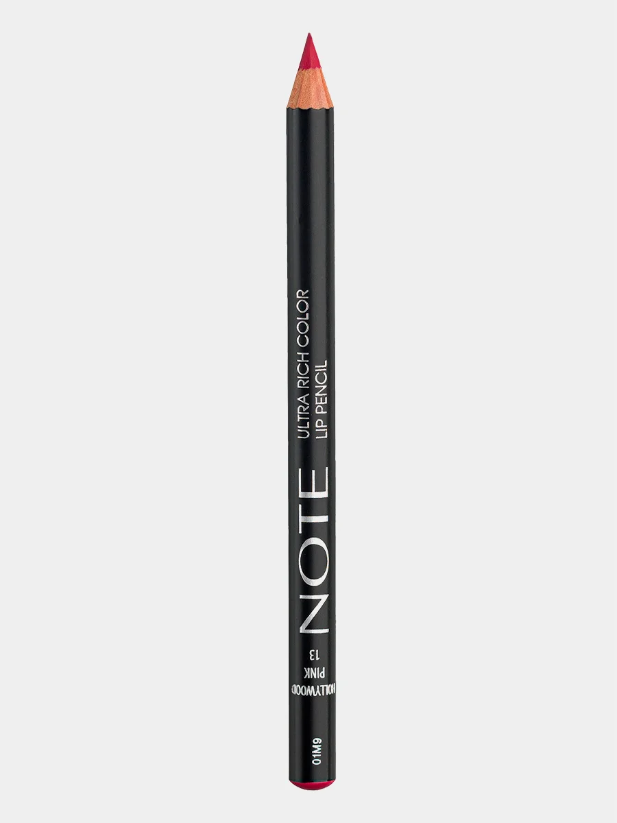 Тёмно-розовый карандаш для губ NOTE Cosmetique ultra rich color lip pencil насыщенного цвета