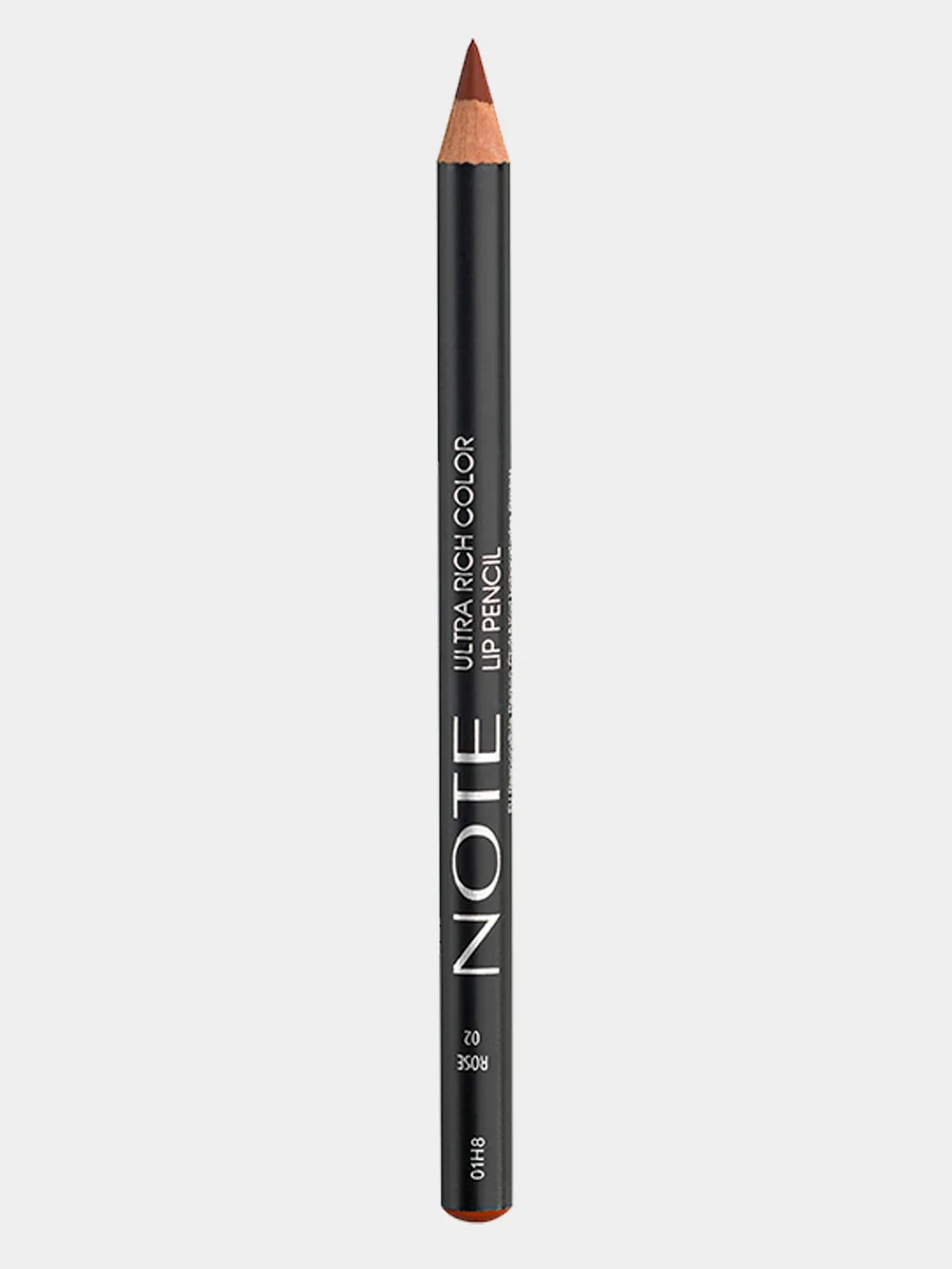 Бежевый меланж карандаш для губ NOTE Cosmetique ultra rich color lip pencil насыщенного цвета
