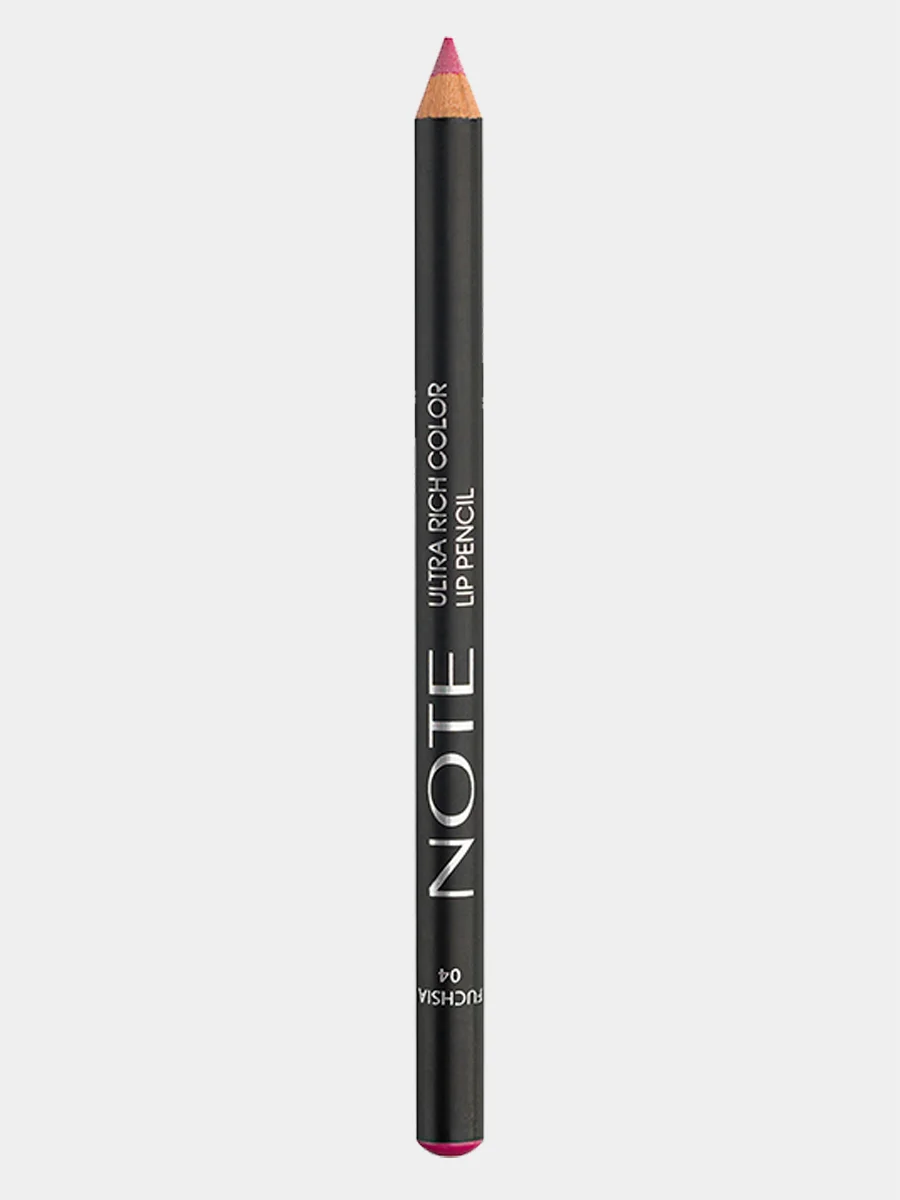 Коралловый меланж карандаш для губ NOTE Cosmetique ultra rich color lip pencil насыщенного цвета