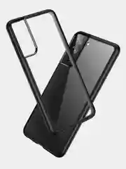Прозрачный чехол для Samsung S21 / Самсунг S21 с силиконовым кантом Crystal Case