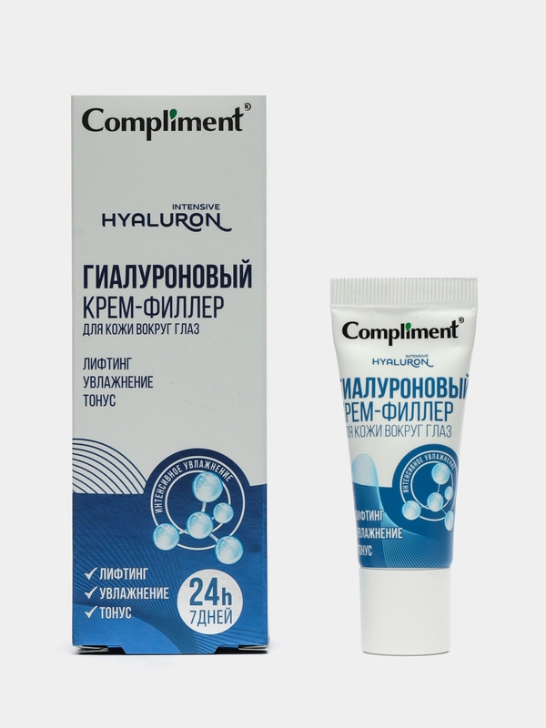 Compliment HYALURON INTENSIVE Крем-филлер для кожи вокруг глаз Гиалуроновый, 25мл