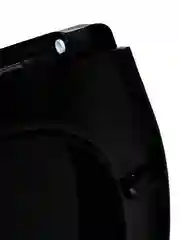 Сиденье для унитаза черное Океан с креплениями 20985580