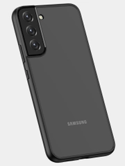 Прозрачный чехол для Samsung S22 / Самсунг S22 с силиконовым кантом Crystal Case