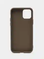 Коричневый чехол для iPhone 11 / 11 Pro / 11 Pro Max, Leather Case, тканевый/текстильный