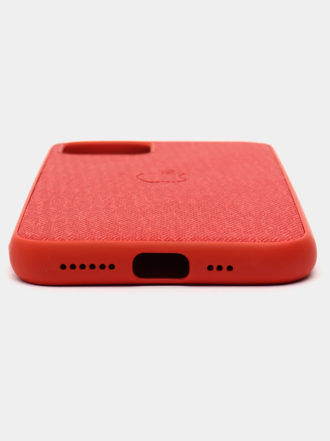 Красный чехол для iPhone 11 / 11 Pro / 11 Pro Max, Leather Case, тканевый/текстильный