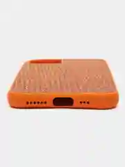 Оранжевый чехол для iPhone 11 / 11 Pro / 11 Pro Max, Leather Case, тканевый/текстильный