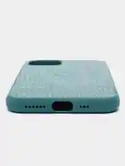 Светло-синий чехол для iPhone 11 / 11 Pro / 11 Pro Max, Leather Case, тканевый/текстильный