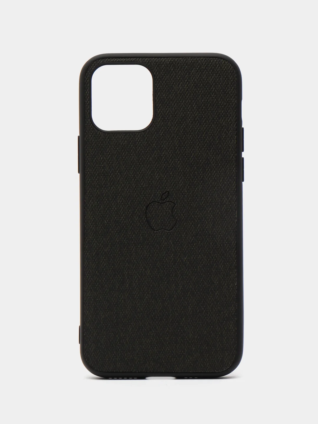 Черный чехол для iPhone 11 / 11 Pro / 11 Pro Max, Leather Case, тканевый/текстильный