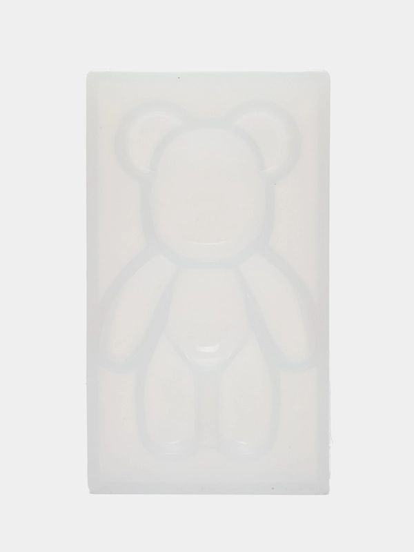 Молд для смолы мишка Bearbrick силиконовая форма для творчества и рукоделия 6,8х3,9 см
