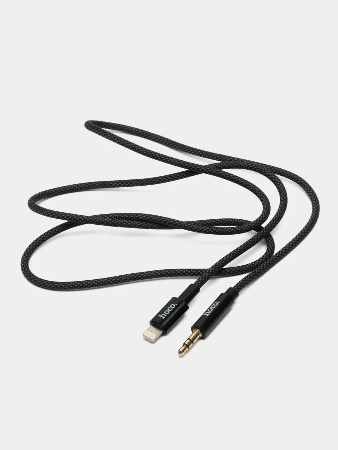 Хром кабель AUX Hoco UPA 19, Type-C, Lightning Iphone