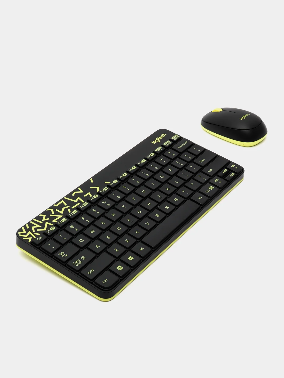 Logitech Комплект мышь + клавиатура беспроводная MK240, Английская раскладка, черный
