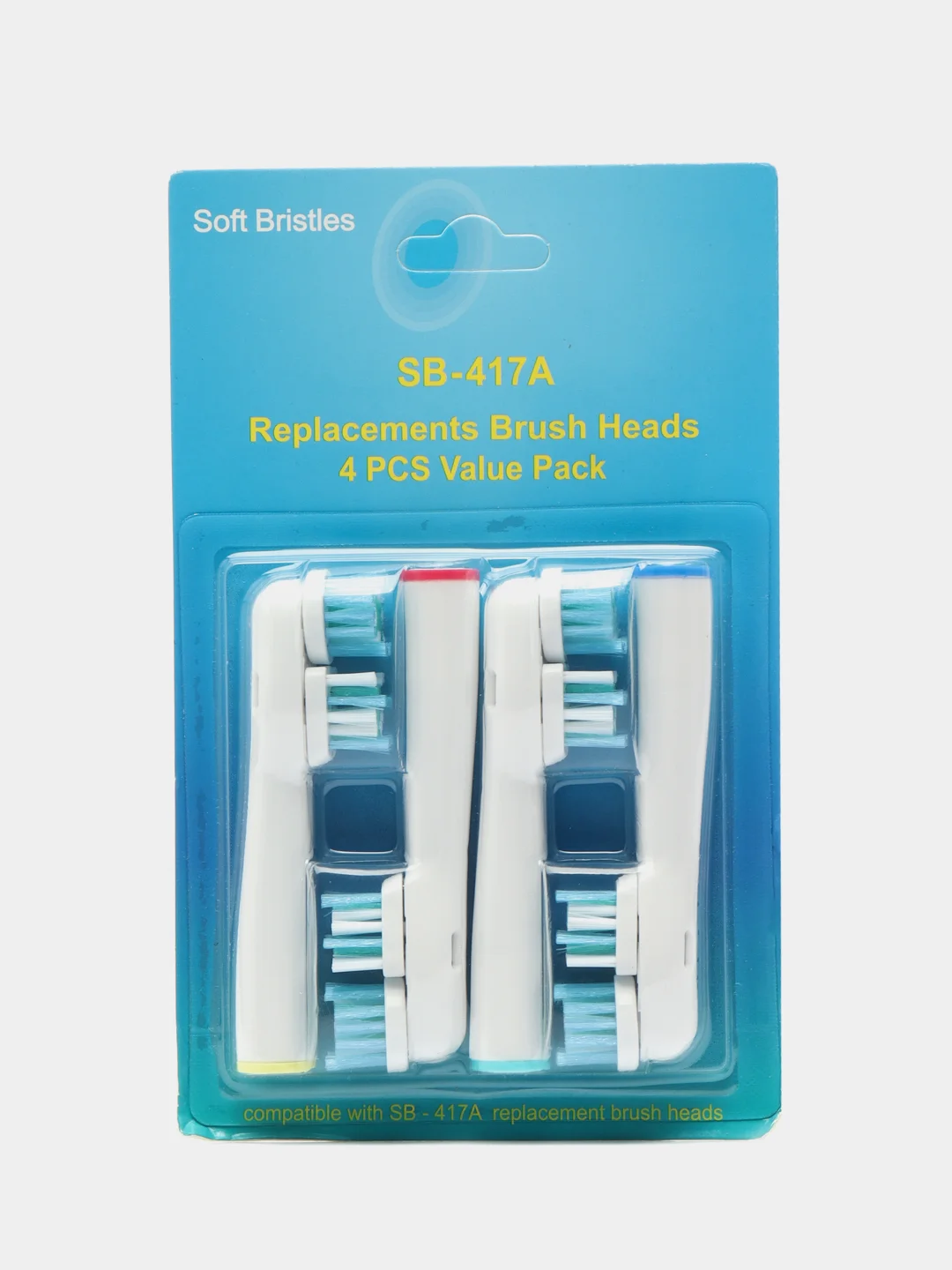 Светло-синий сменные насадки для зубной щетки Oral-B, Braun (Орал-Би, Браун) стандарт, детские