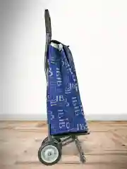 Синий сумка тележка на колесах хозяйственная
