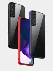 Прозрачный чехол для Samsung S22 Plus / Самсунг S22 + с силиконовым кантом Crystal Case