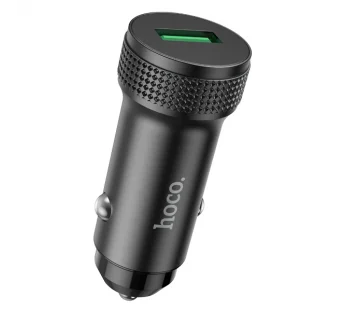 Автомобильное зарядное устройство Hoco Z49A 1USB QC3.0 черное  с 2 USB