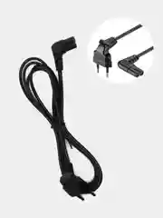 Сетевой кабель -восьмерка 1.8м, 2 pin, угловой