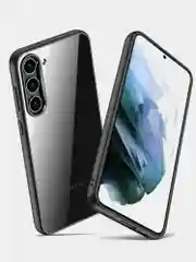 Прозрачный чехол для Samsung S23 / Самсунг S23 с силиконовым кантом Crystal Case