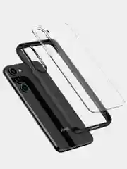 Прозрачный чехол для Samsung S23 / Самсунг S23 с силиконовым кантом Crystal Case
