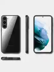 Прозрачный чехол для Samsung S23 / Самсунг S23 с силиконовым кантом Crystal Case