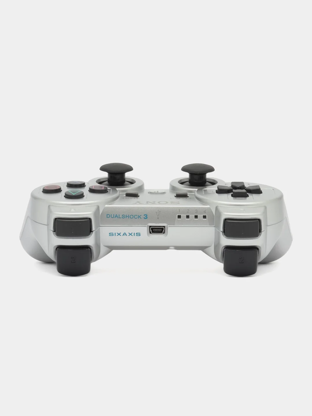 Серебряный джойстик беспроводной для PlayStation 3 / PS3 / DualShock