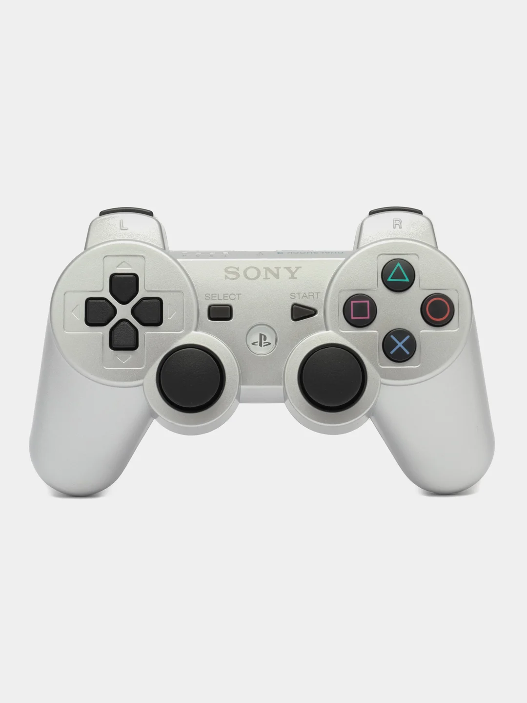 Серебряный джойстик беспроводной для PlayStation 3 / PS3 / DualShock