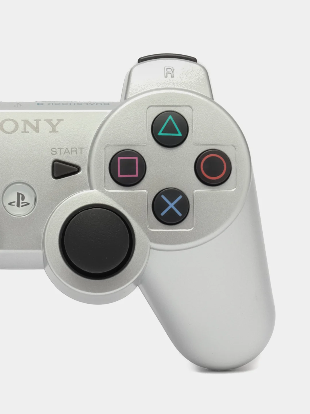 Серебряный джойстик беспроводной для PlayStation 3 / PS3 / DualShock