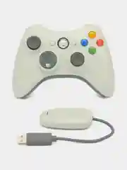 Белый джойстик беспроводной для Xbox 360 / PC / Android