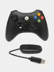 Черный джойстик беспроводной для Xbox 360 / PC / Android