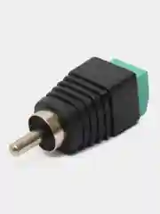 Разъем RCA штекер пластик на кабель, винт, Pro Legend