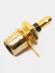 Разъем RCA гнездо металл на корпус, красный и черный, Gold, Pro Legend
