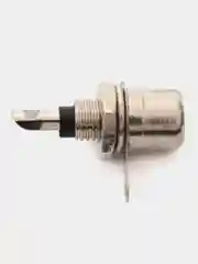 Разъем RCA гнездо металл на корпус, черный, Pro Legend