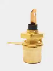 Разъем RCA гнездо металл на корпус, красный и черный, Gold, Pro Legend