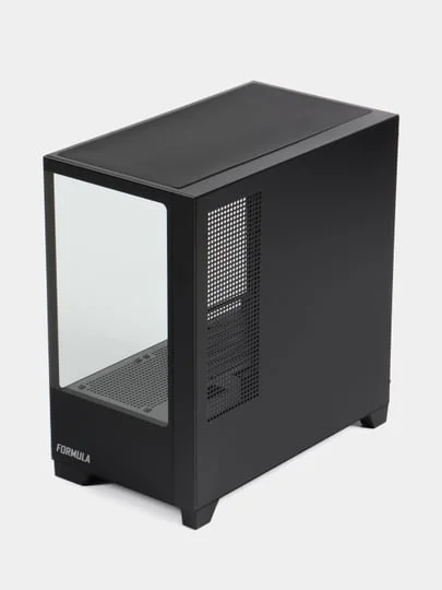 Черный корпус компьютерный Formula Crystal Z1M, без БП