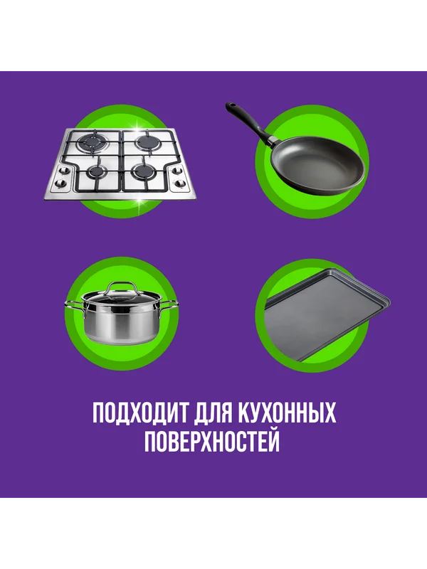Средство для кухни CILLIT BANG Антижир+Сияние, 450мл