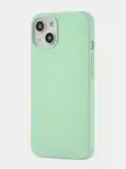 Бирюзовый чехол uBear Touch Mag Сase, Liquid silicone, для iPhone 13, MagSafe Compatible