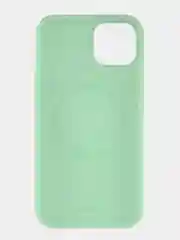 Бирюзовый чехол uBear Touch Mag Сase, Liquid silicone, для iPhone 13, MagSafe Compatible