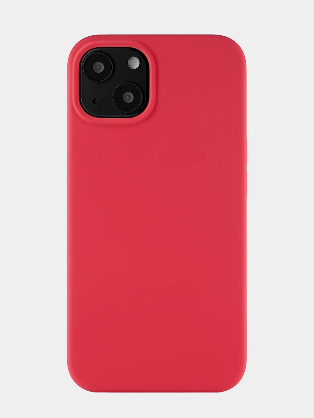 Красный чехол uBear Touch Mag Сase, Liquid silicone, для iPhone 13, MagSafe Compatible