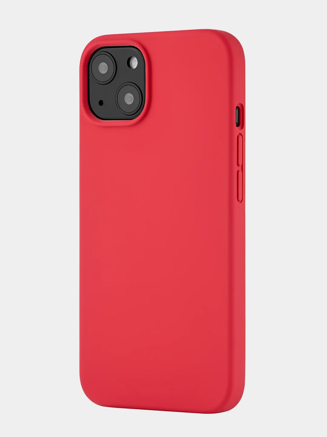 Красный чехол uBear Touch Mag Сase, Liquid silicone, для iPhone 13, MagSafe Compatible