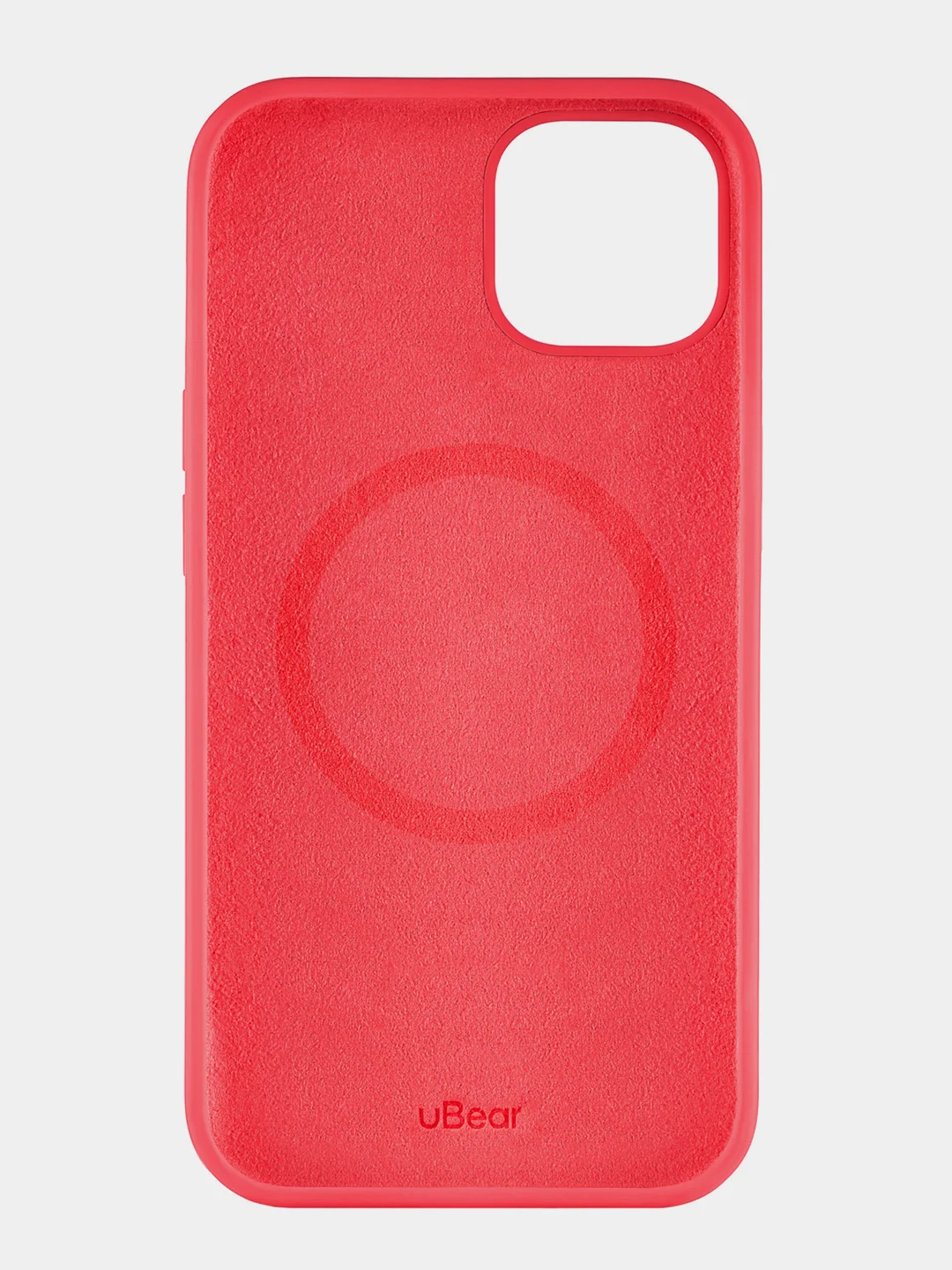 Красный чехол uBear Touch Mag Сase, Liquid silicone, для iPhone 13, MagSafe Compatible