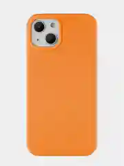 Оранжевый чехол uBear Touch Mag Сase, Liquid silicone, для iPhone 13, MagSafe Compatible