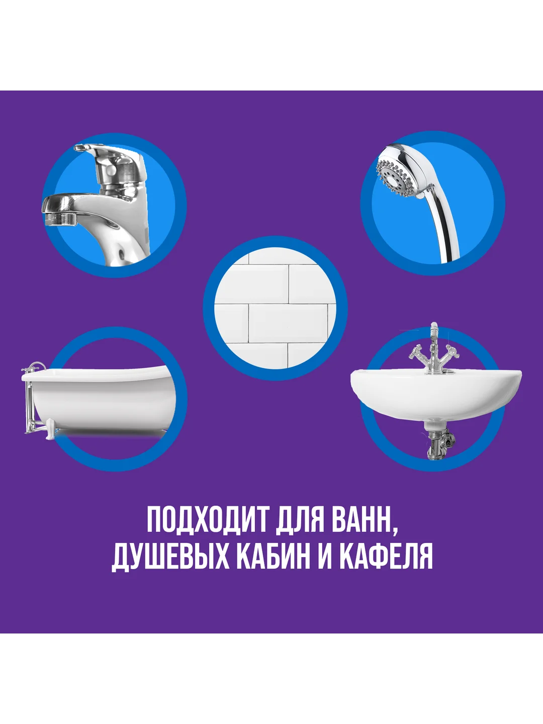 Чистящее средство CILLIT BANG Мегаблеск + защита, для ванны и душевой кабины, 750мл