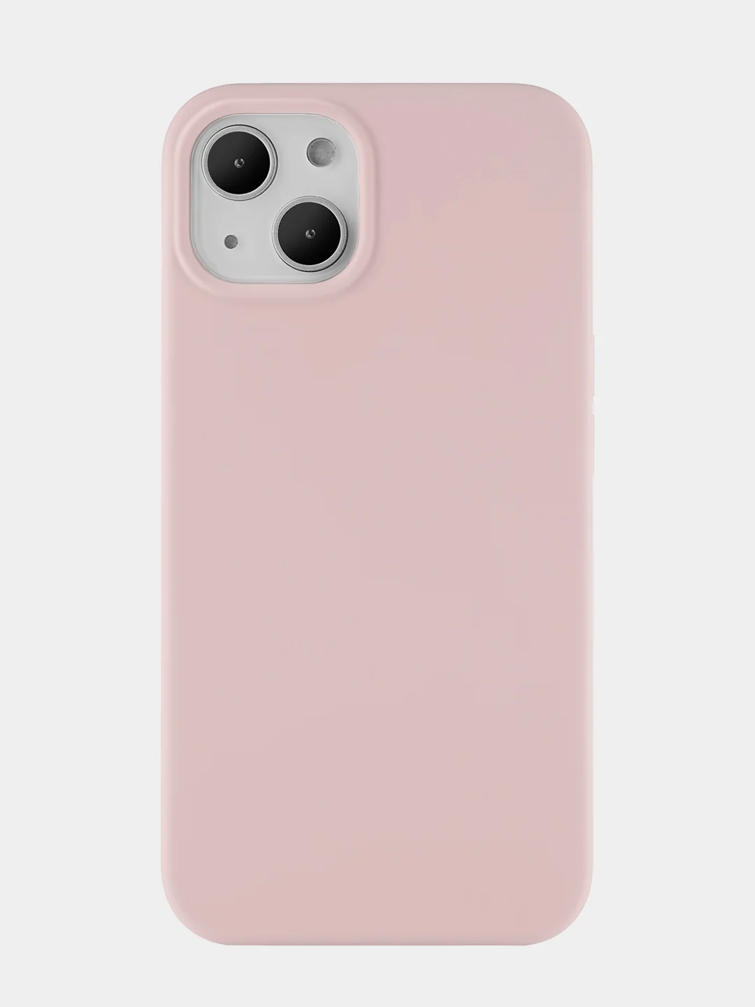 Розовый чехол uBear Touch Mag Сase, Liquid silicone, для iPhone 13, MagSafe Compatible