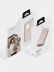 Розовый чехол uBear Touch Mag Сase, Liquid silicone, для iPhone 13, MagSafe Compatible