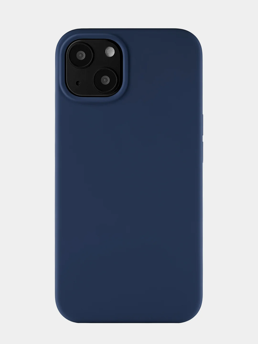 Темно-синий чехол uBear Touch Mag Сase, Liquid silicone, для iPhone 13, MagSafe Compatible