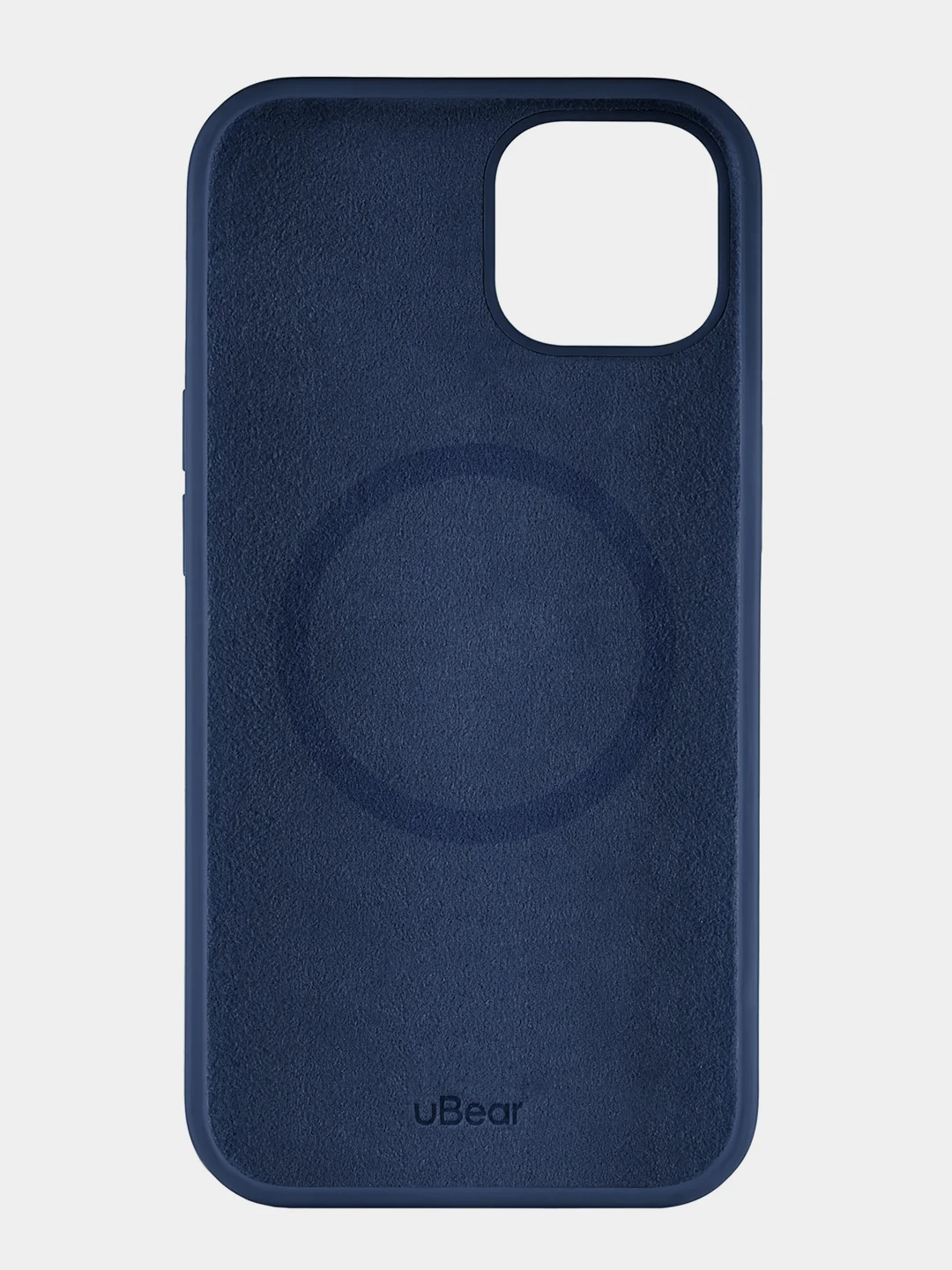 Темно-синий чехол uBear Touch Mag Сase, Liquid silicone, для iPhone 13, MagSafe Compatible