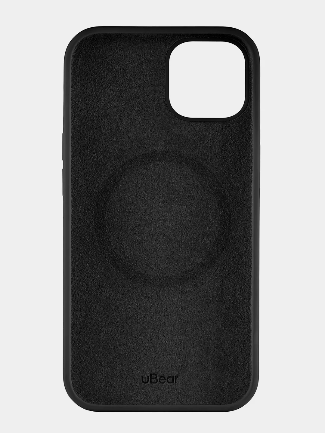 Черный чехол uBear Touch Mag Сase, Liquid silicone, для iPhone 13, MagSafe Compatible