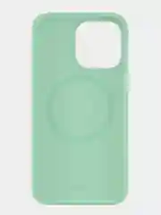 Бирюзовый чехол uBear Touch Mag Сase, Liquid silicone, для iPhone 13 Pro, MagSafe Compatible