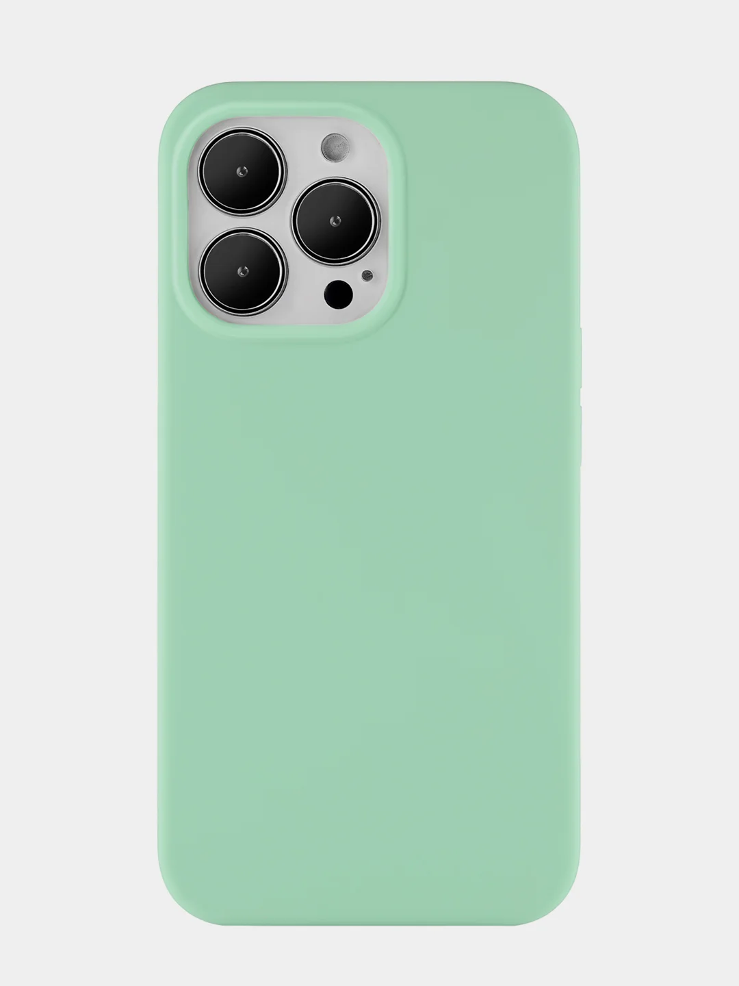 Бирюзовый чехол uBear Touch Mag Сase, Liquid silicone, для iPhone 13 Pro, MagSafe Compatible